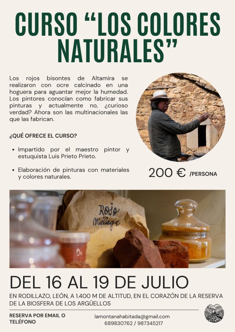 Curso "Los colores naturales"