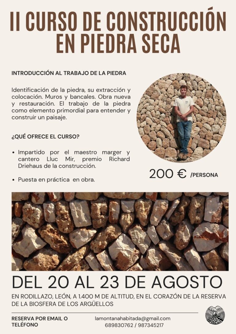 Curso de piedra seca II