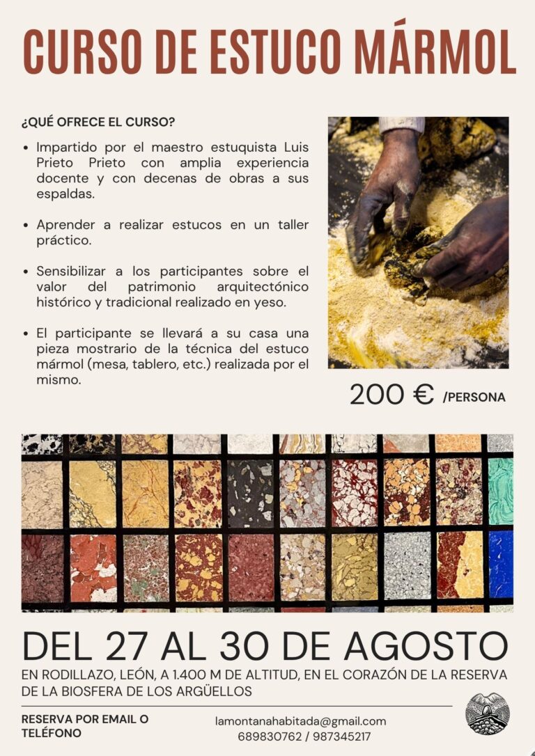 Curso de estuco mármol